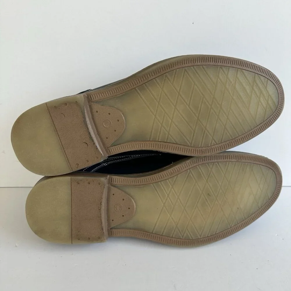 Restoration Memory Foam Men's Oxford Dress Shoes Sz 12M Mitch Navy Blue Corpcore